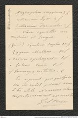 Nachlass Franz Steindachner, Brief von Gal Frères ("Gebrüder Gal") an Franz Steindachner (08.11.1906), Inv.Nr. 149.04, Seite 4